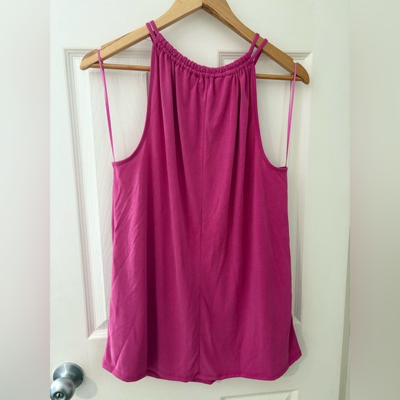 Green Envelope NWT pink sleeveless camo tank halter size XL shirt - Picture 6 of 9